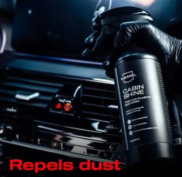 Nasiol Cabin Shine Trim ve Plastik Korucuyu/Yenileyici-500ml - Görsel 2