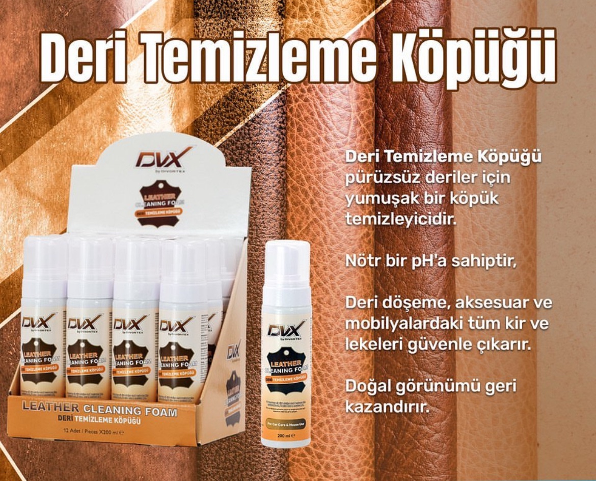 Dvx Deri Temizleme Köpüğü 200 ML