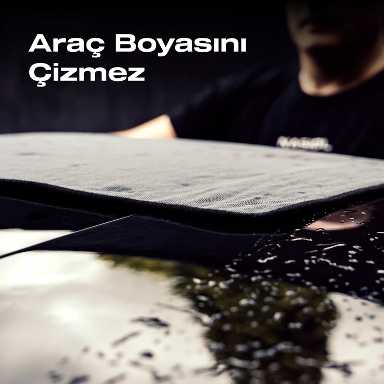 Nasiol Yüksek Su Emici Özellikli Mikrofiber Araç Kurulama Havlusu-60x90cm-600gsm - Görsel 7
