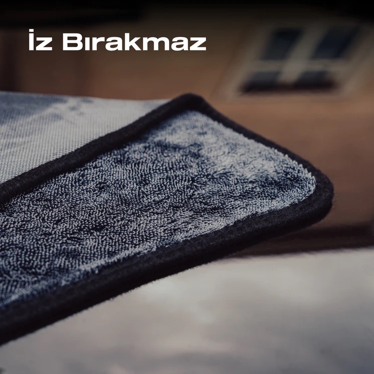 Nasiol Yüksek Su Emici Özellikli Mikrofiber Araç Kurulama Havlusu-60x90cm-600gsm - Görsel 4