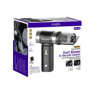Auhma AHV-08 Şarjlı Araç ve Ev Süpürgesi | Elektrikli Toz Toplayıcı |100.000RPM Hava Üfleme ve Çekme Süpürgesi.