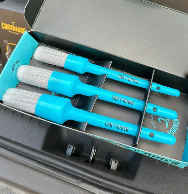 Cartainer 3’lü Sentetik Orta Sert Detay Fırça Seti
