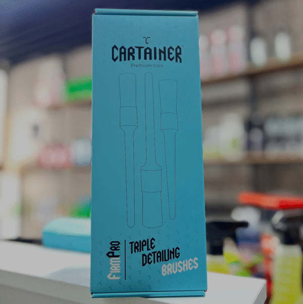 Cartainer 3’lü Sentetik Orta Sert Detay Fırça Seti - Görsel 3