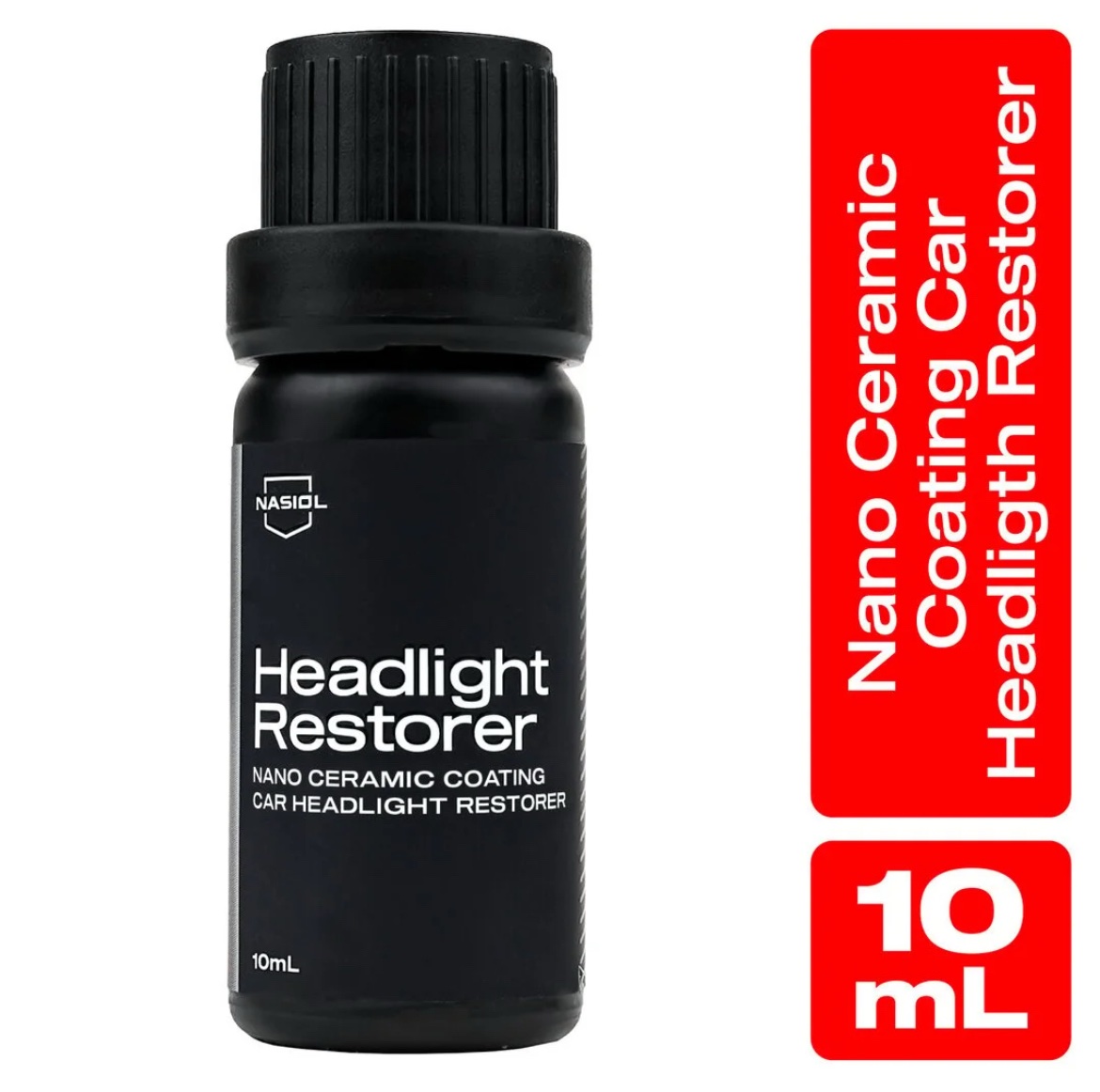 Nasiol Headlight Restorer Nano Seramik Far Yenileme ve Koruma Kiti 3 Yıl Dayanım 10 ML - Görsel 2