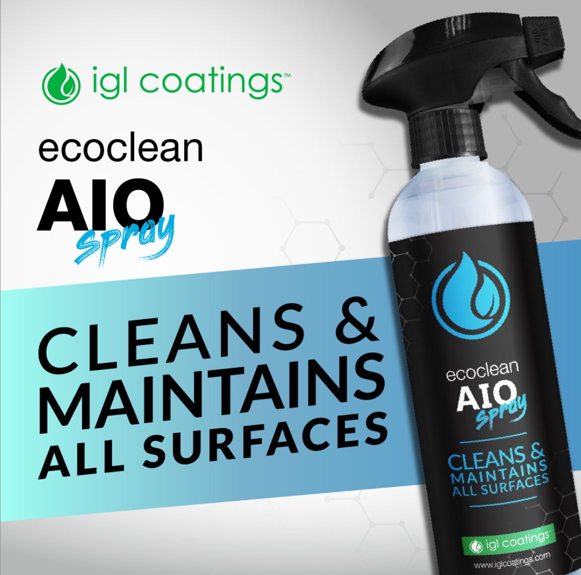 İGL ECOSHİNE AIO SPRAY ( SERAMİK ETKİLİ HIZLI CİLA ) 500ML. - Görsel 4