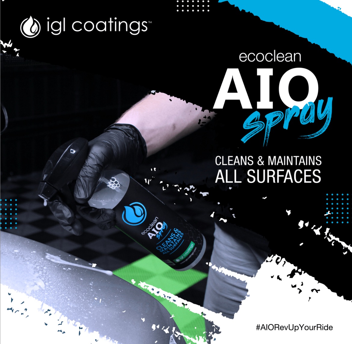 İGL ECOSHİNE AIO SPRAY ( SERAMİK ETKİLİ HIZLI CİLA ) 500ML.