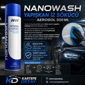 NANOWASH YAPIŞKAN İZ SÖKÜCÜ AEROSOL 500 ML